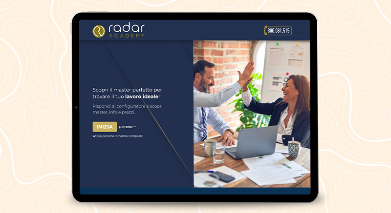 radar configuratore