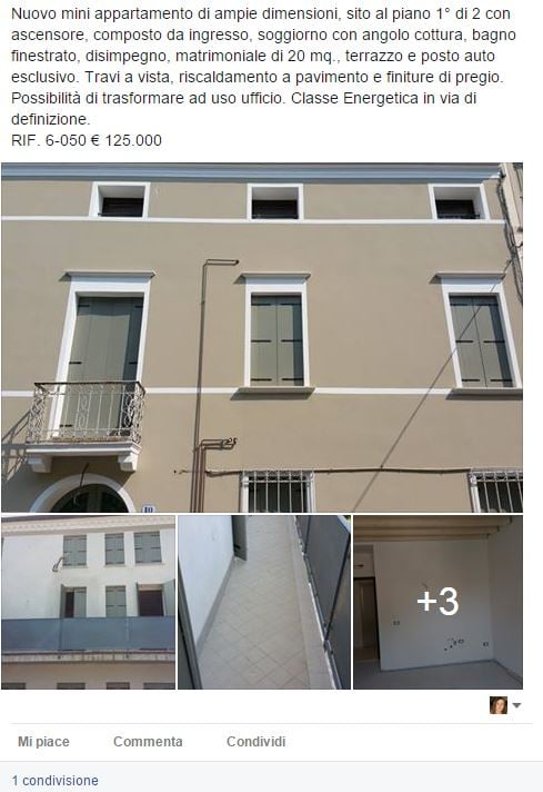 post su facebook per agenzie immobiliari