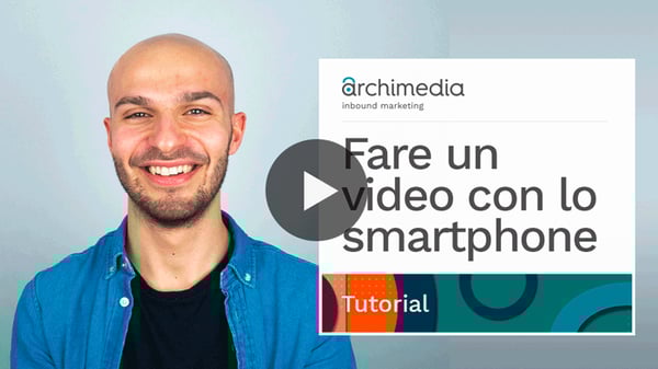 Fai un video con lo smartphone